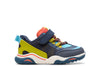 Clarks Feather Track T Toddler Boys Navy Trainers