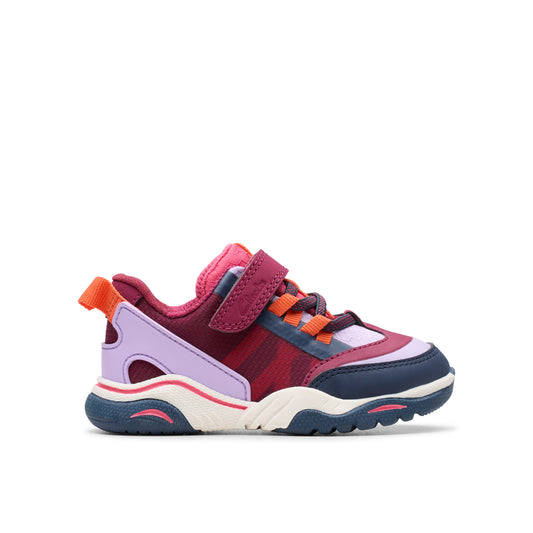 Clarks Feather Track Toddler Girls Berry Trainer