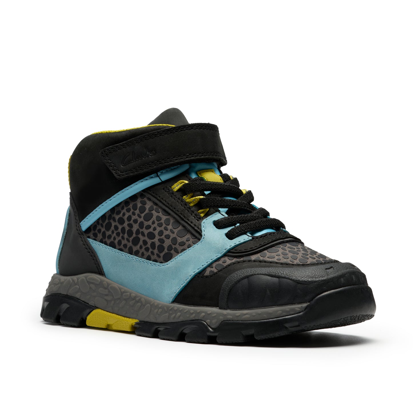 Clarks Steggy 2 Tri K Boys Grey Ankle Boot