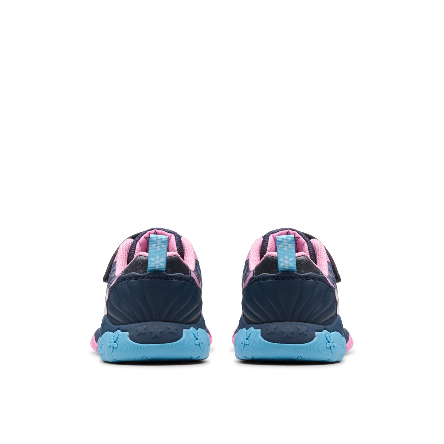 Clarks Tidal Trail K Girls Navy Trainer