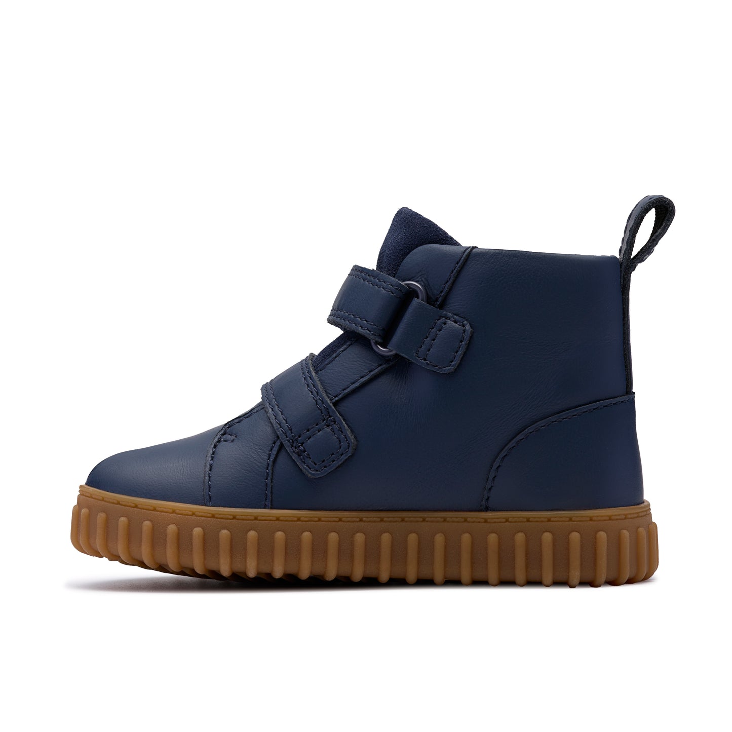 Clarks Cove Sky T Boys Navy Gum Sole Boot