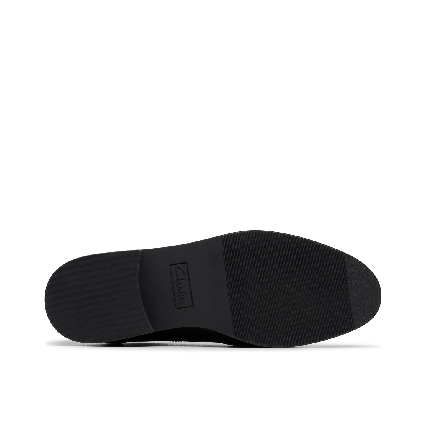 Clarks Tapa Pure Y Girls Black Lace School Shoe