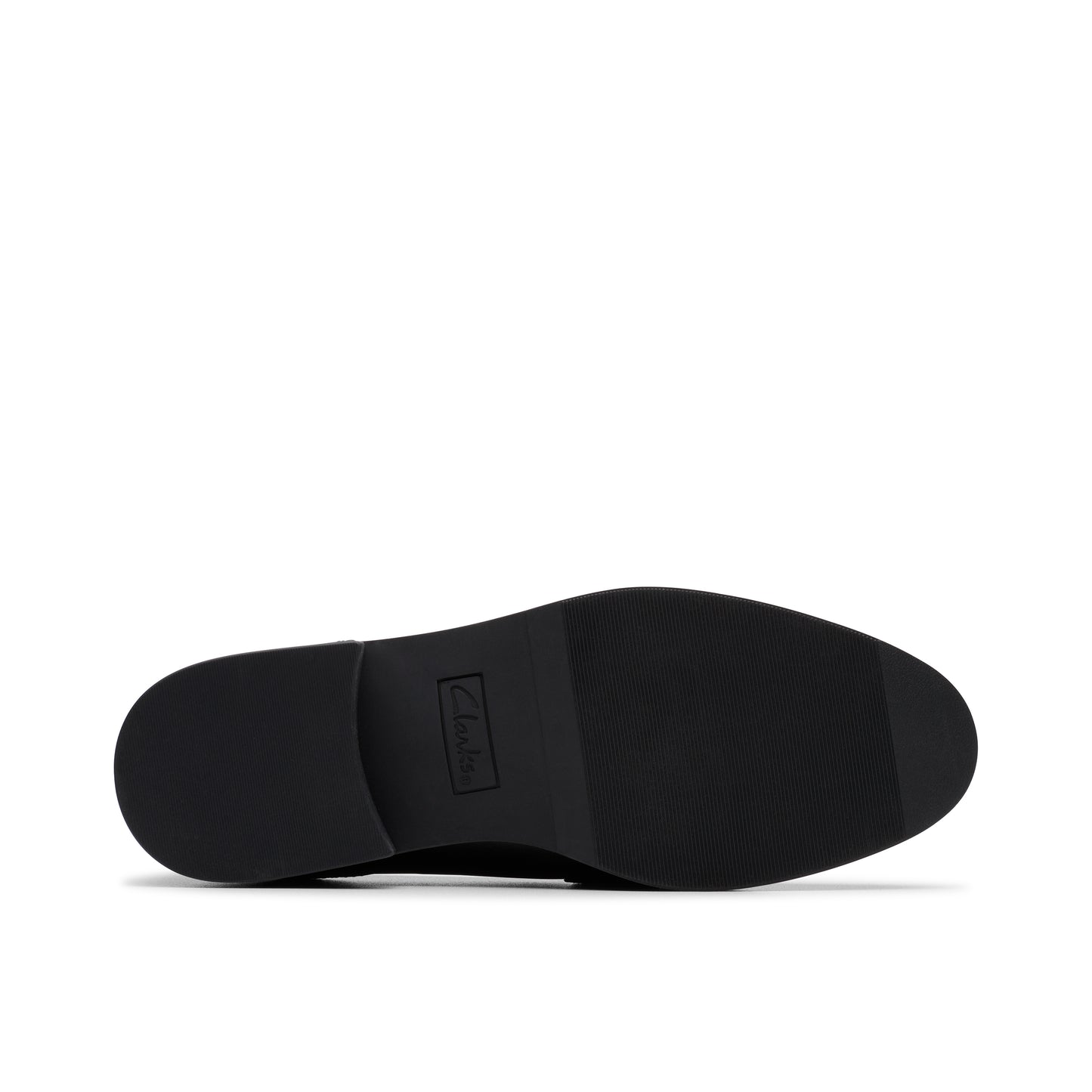 Clarks Tapa Edge Girls Black Loafer School Shoe