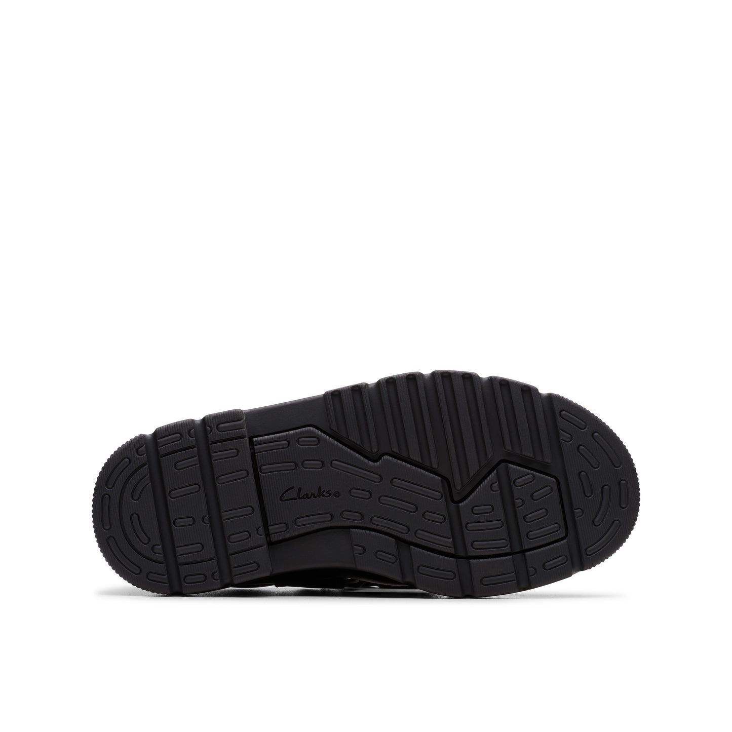 Clarks Lorcam Hope Girls Black T-Bar Chunky School Shoe