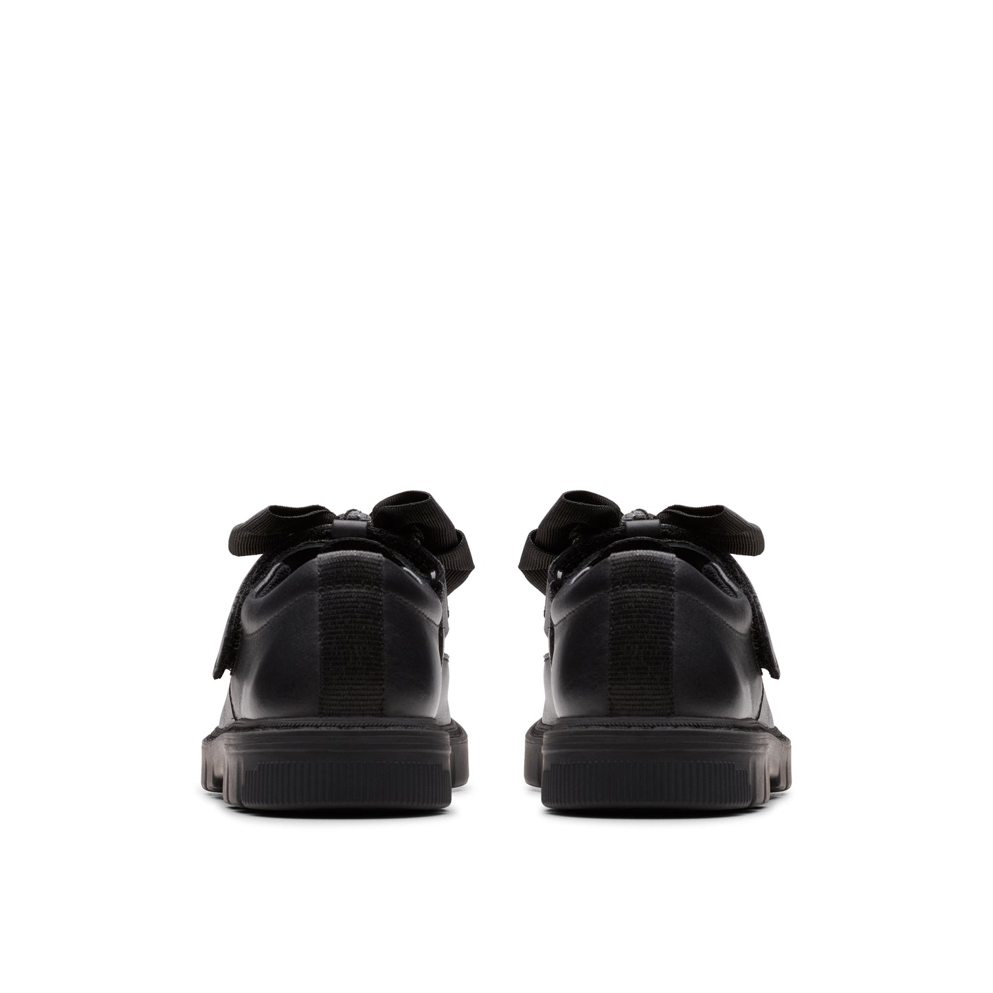 Clarks Lorcam Hope Girls Black T-Bar Chunky School Shoe