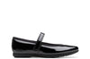 Clarks Dance Wish Girls Black Patent School Shoe