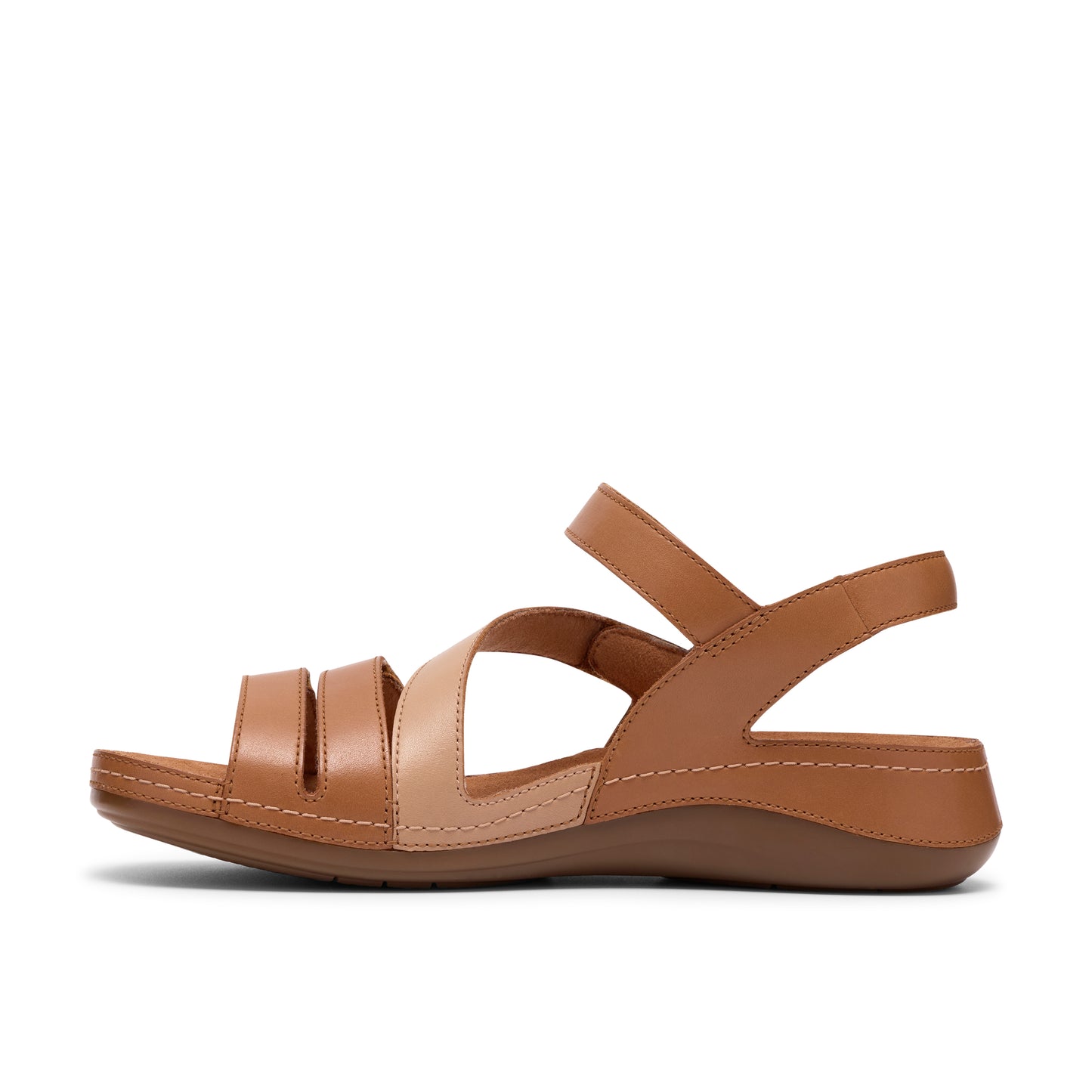 Clarks Cecily Mix Womens Beige Combi Sandal
