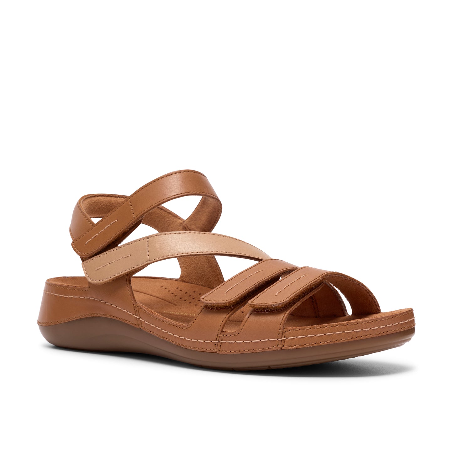 Clarks Cecily Mix Womens Beige Combi Sandal