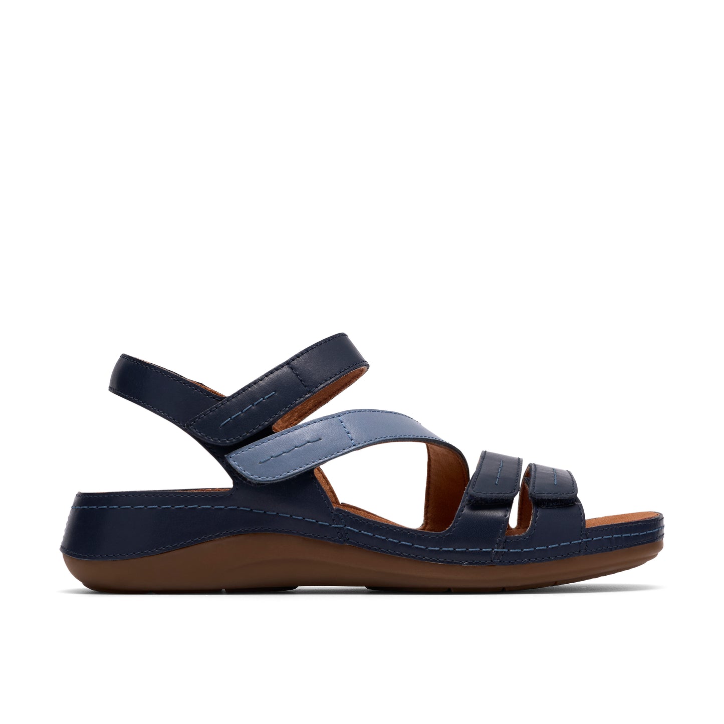 Clarks Cecily Mix Womens Blue Combi Sandal