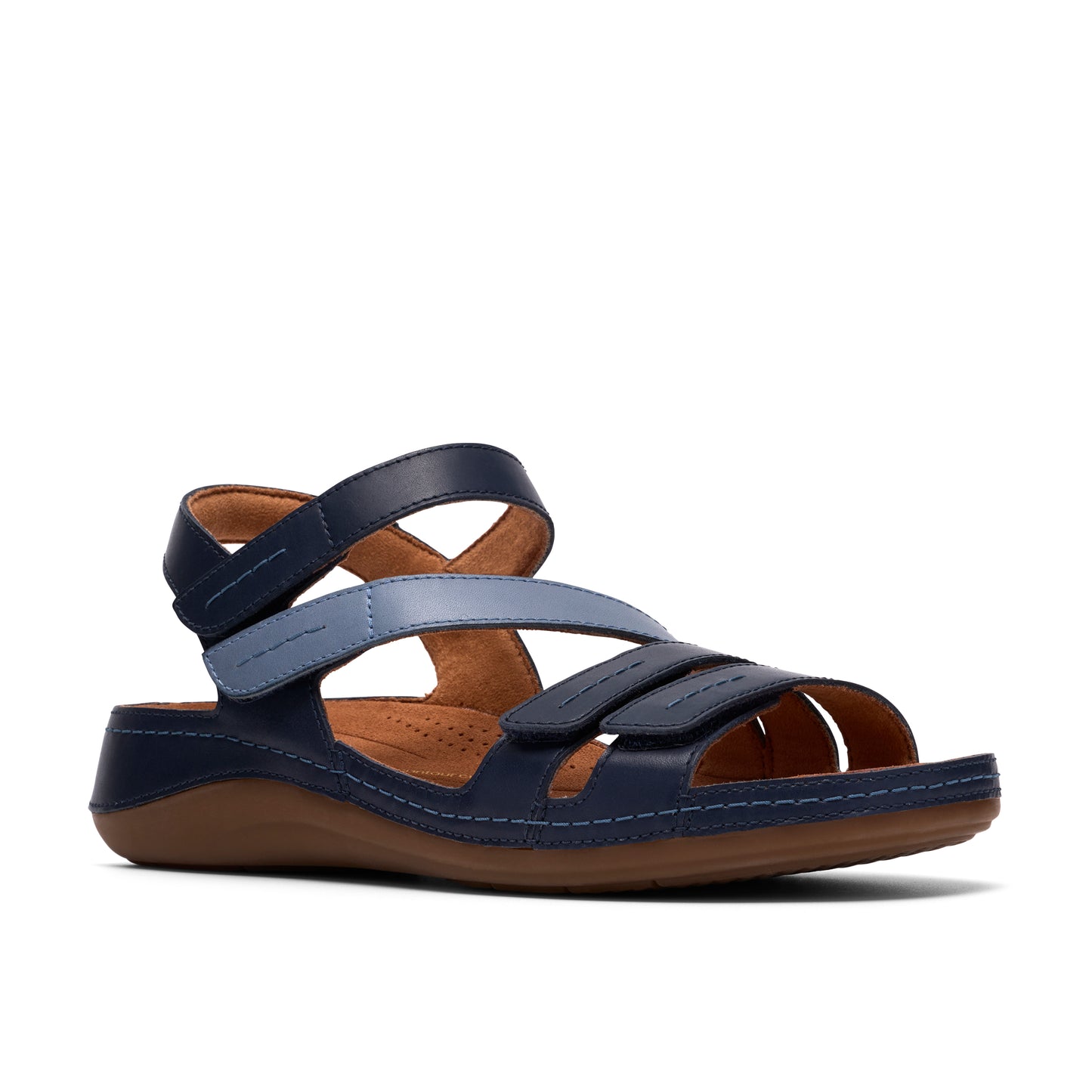 Clarks Cecily Mix Womens Blue Combi Sandal