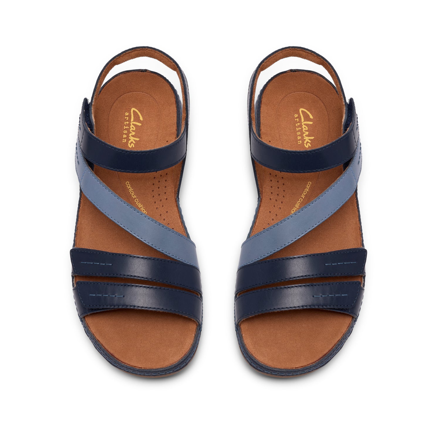 Clarks Cecily Mix Womens Blue Combi Sandal