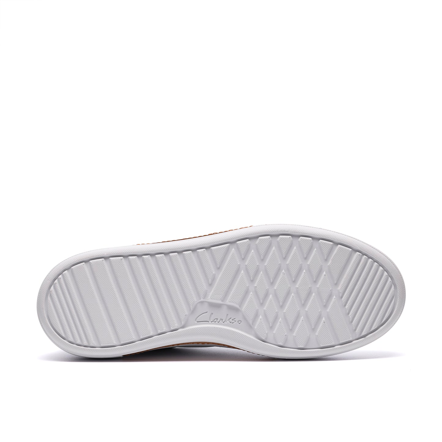 Clarks Hollyrose Zip Womens White Trainer