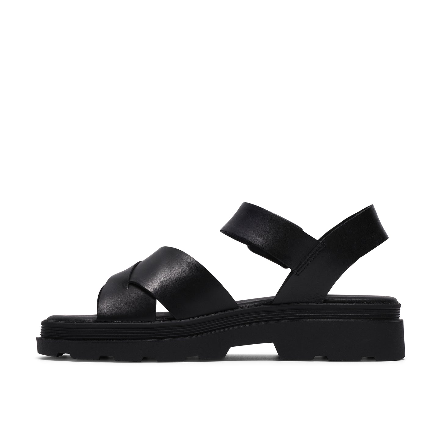 Clarks Orinoco Cross Womens Black Chunky Sandal
