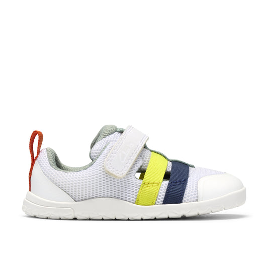 Clarks Harbour Flex T White Barefoot Summer Shoes