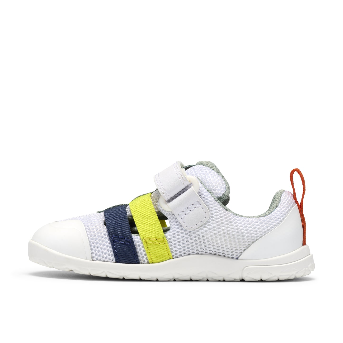 Clarks Harbour Flex T White Barefoot Summer Shoes