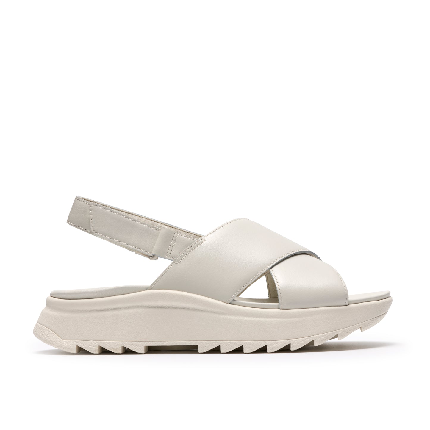 Clarks DashLite Wish Womens White Platform Sandal