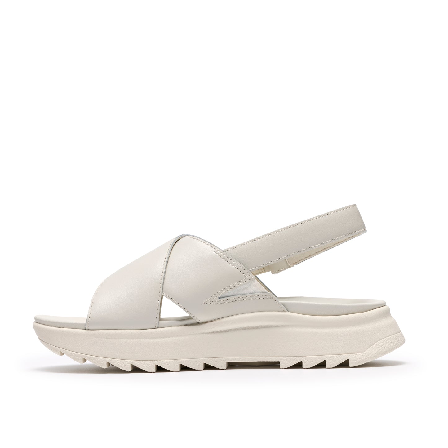 Clarks DashLite Wish Womens White Platform Sandal