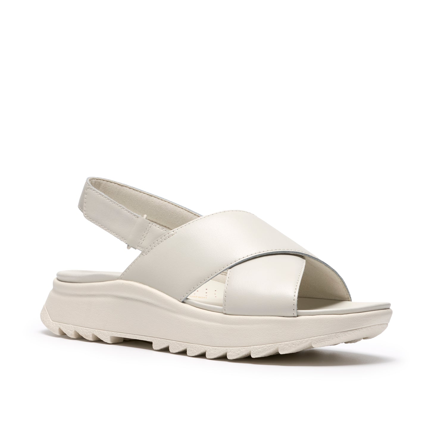 Clarks DashLite Wish Womens White Platform Sandal