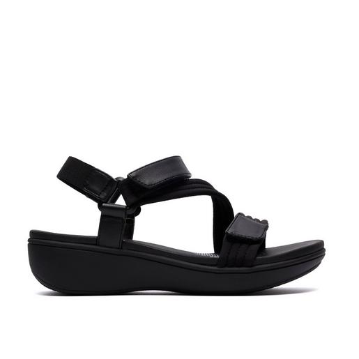Clarks Brinkley Rae Sun Womens Black Sandal