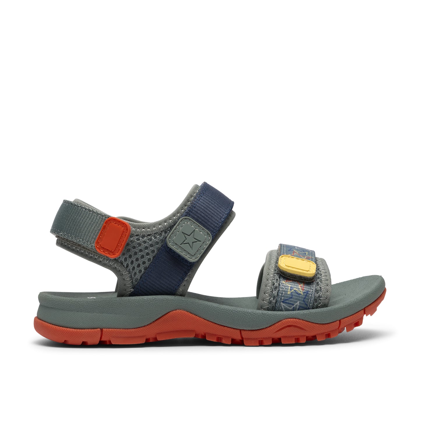 Clarks Wharf Tide K Boys Green Combi Sandal