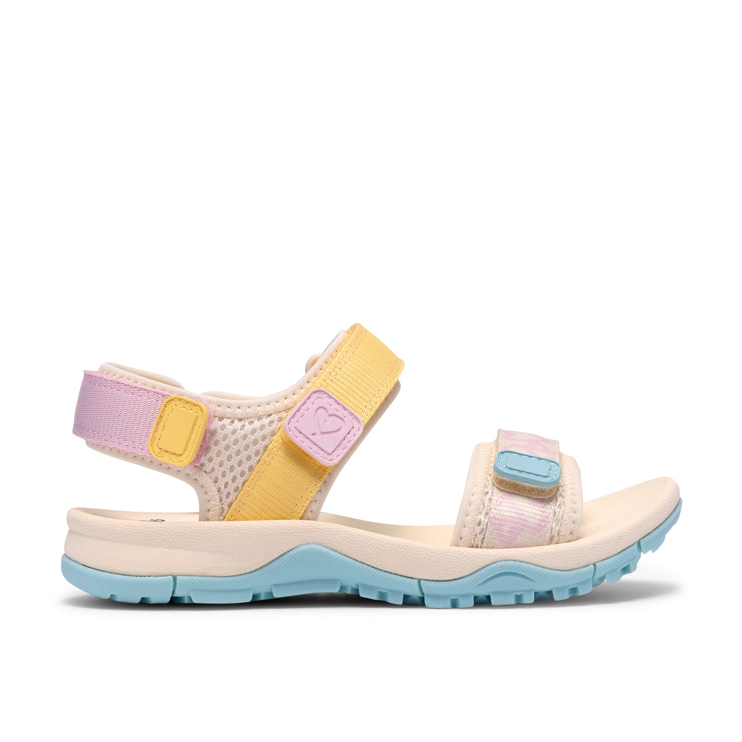 Clarks Wharf Tide K Girls White Combi Sandal