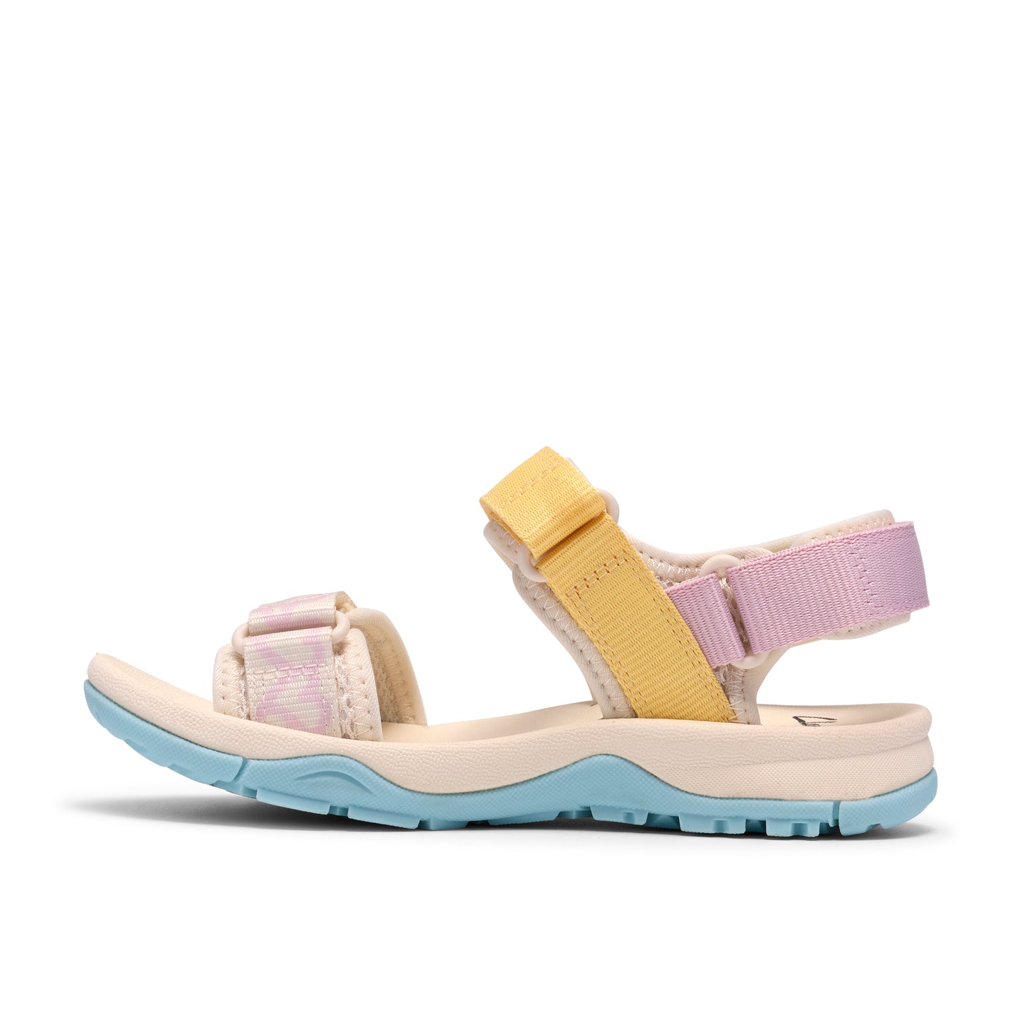 Clarks Wharf Tide K Girls White Combi Sandal