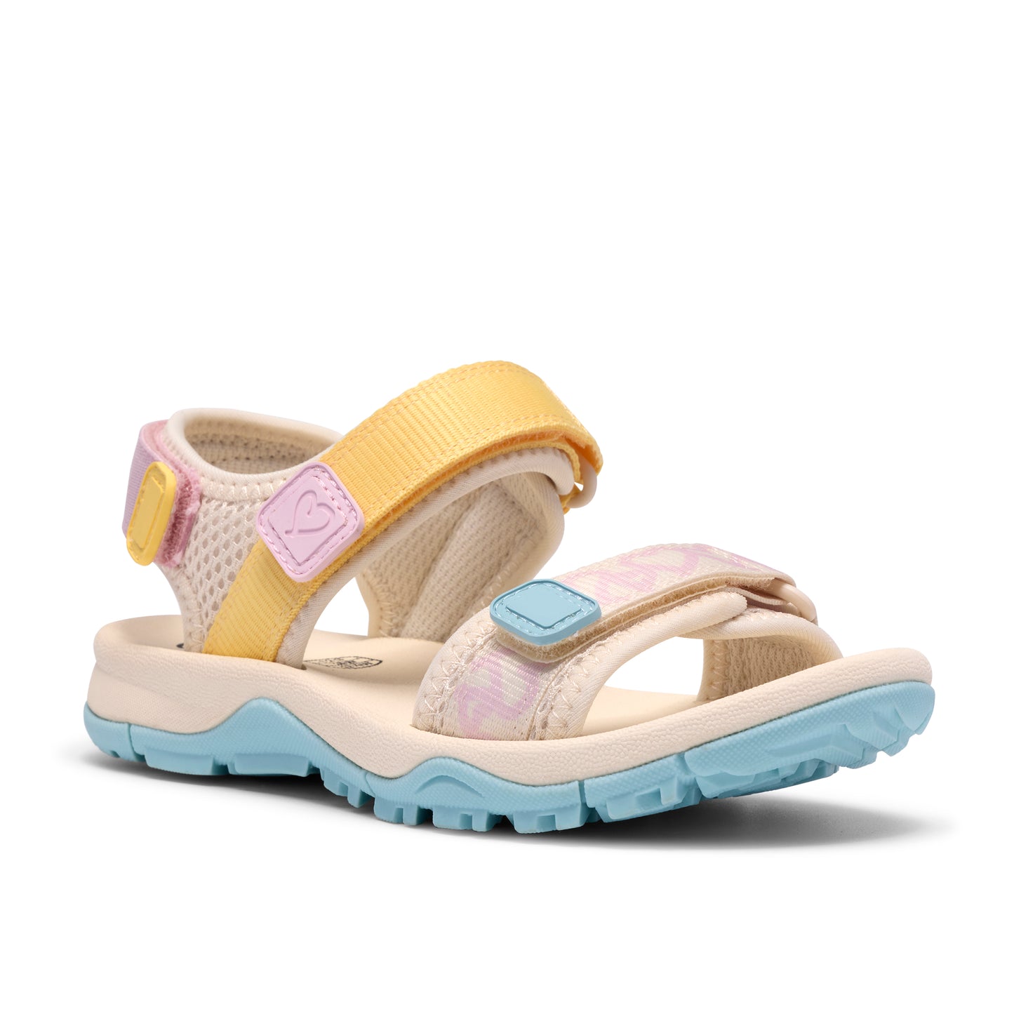 Clarks Wharf Tide K Girls White Combi Sandal