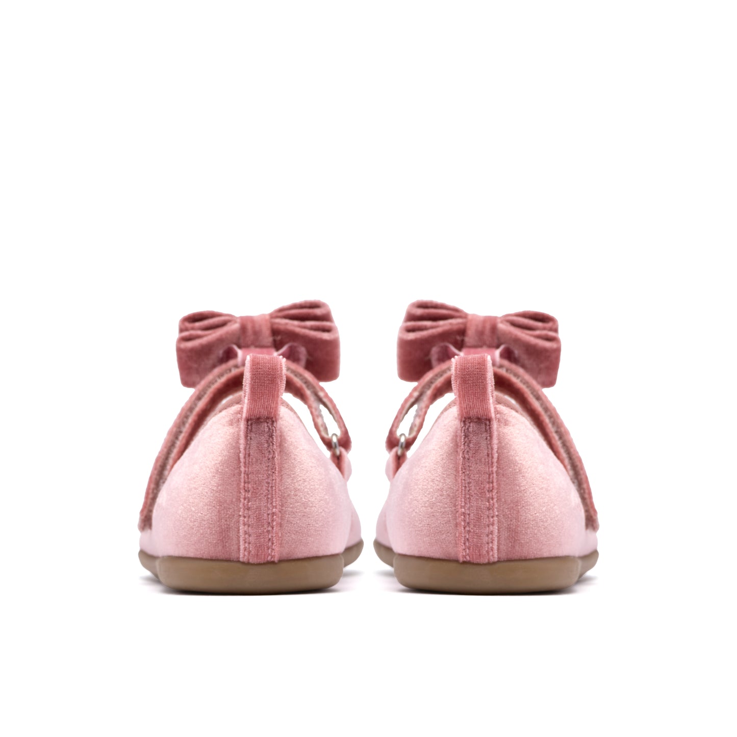Clarks Charm Bow K Girls Dusty Pink Party Shoe