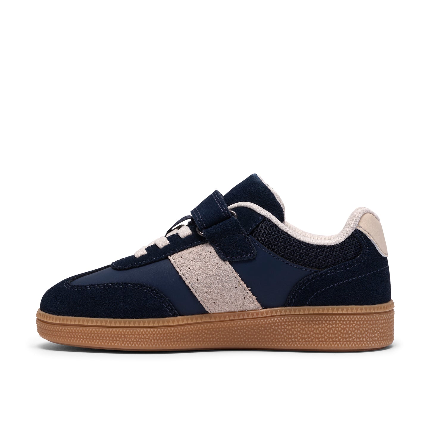 Clarks Cypress Step K Boys Navy Trainers