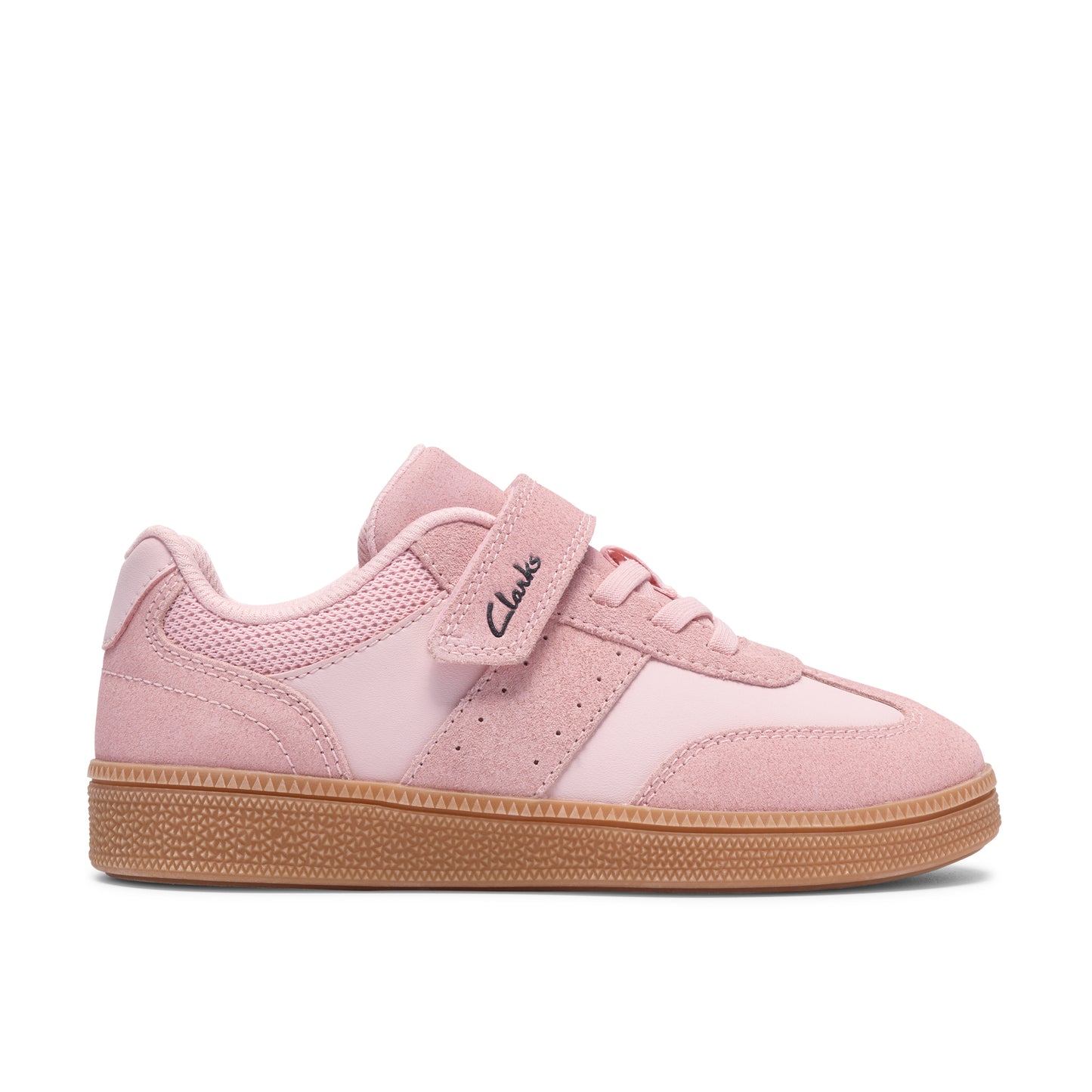 Clarks Cypress Step K Girls Light Pink Trainer