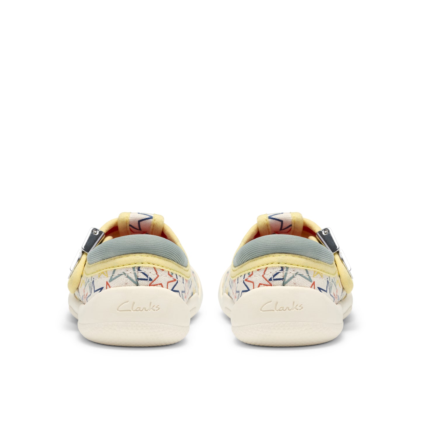 Clarks Briley Way T Cotton Star T-Bar Canvas Shoe