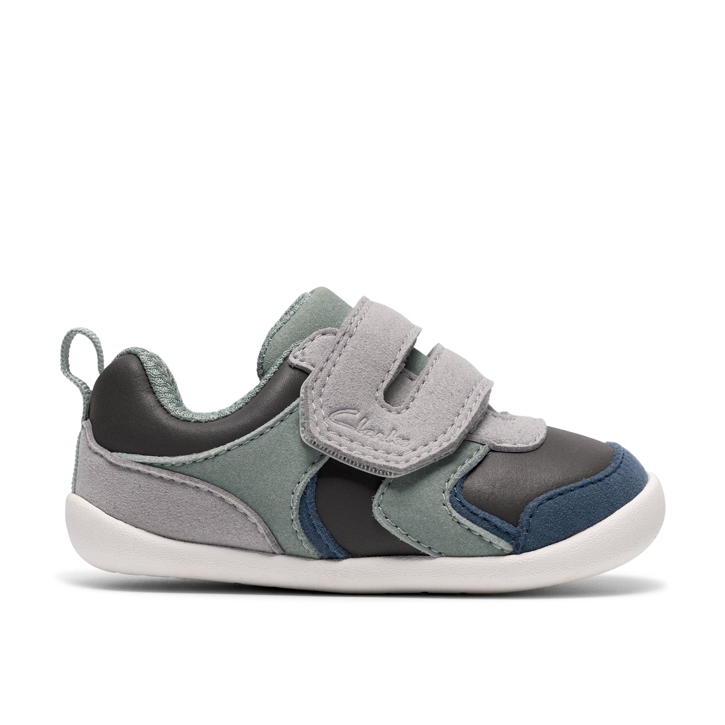 Clarks Roamer Sky T Boys Teal Baby Shoes