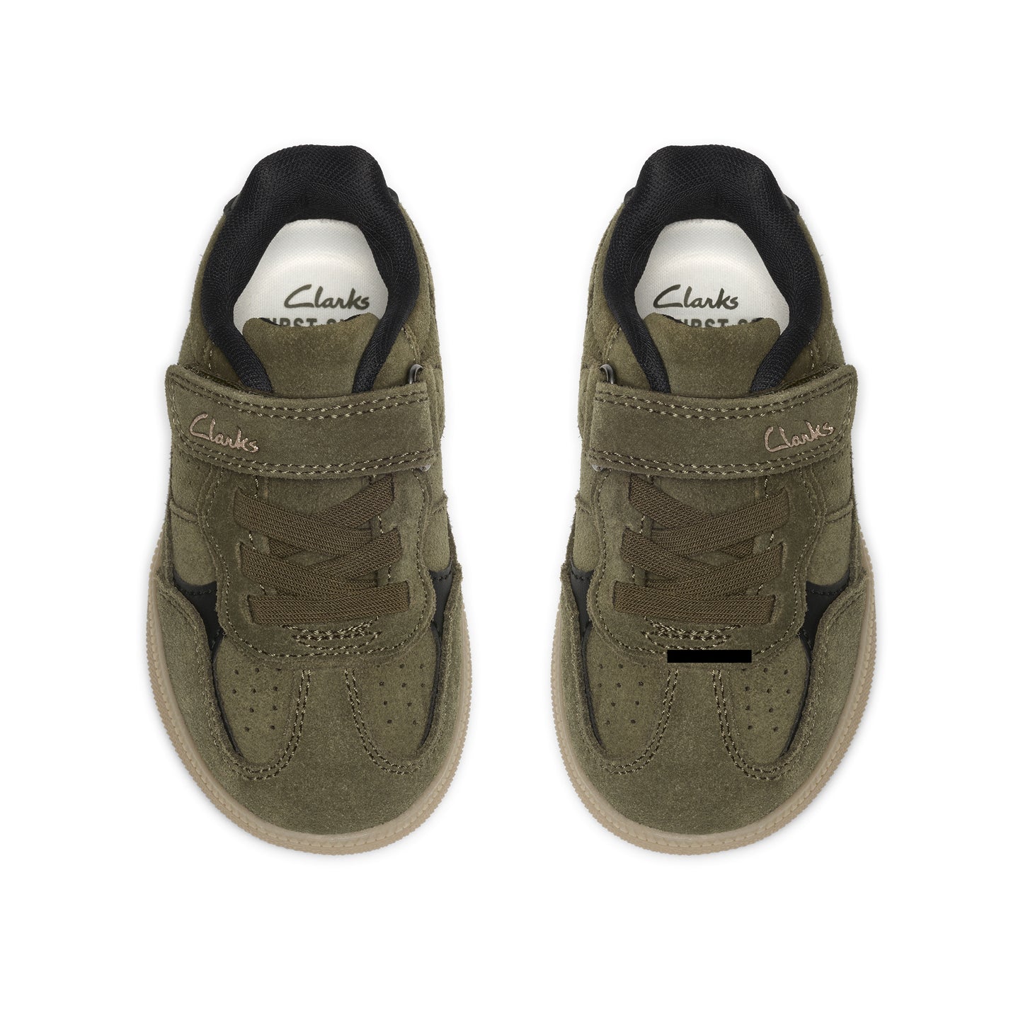 Clarks Cypress Pop Boys Khaki Trainers