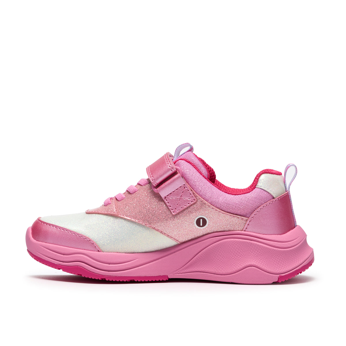 Clarks Gleam Fly Girls Pink Butterfly Trainer