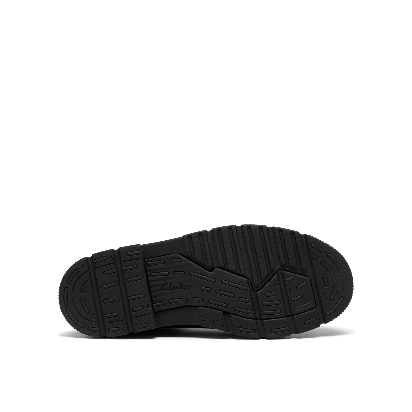 Clarks Lorcam Lane Y Boys Black Lace School Shoes