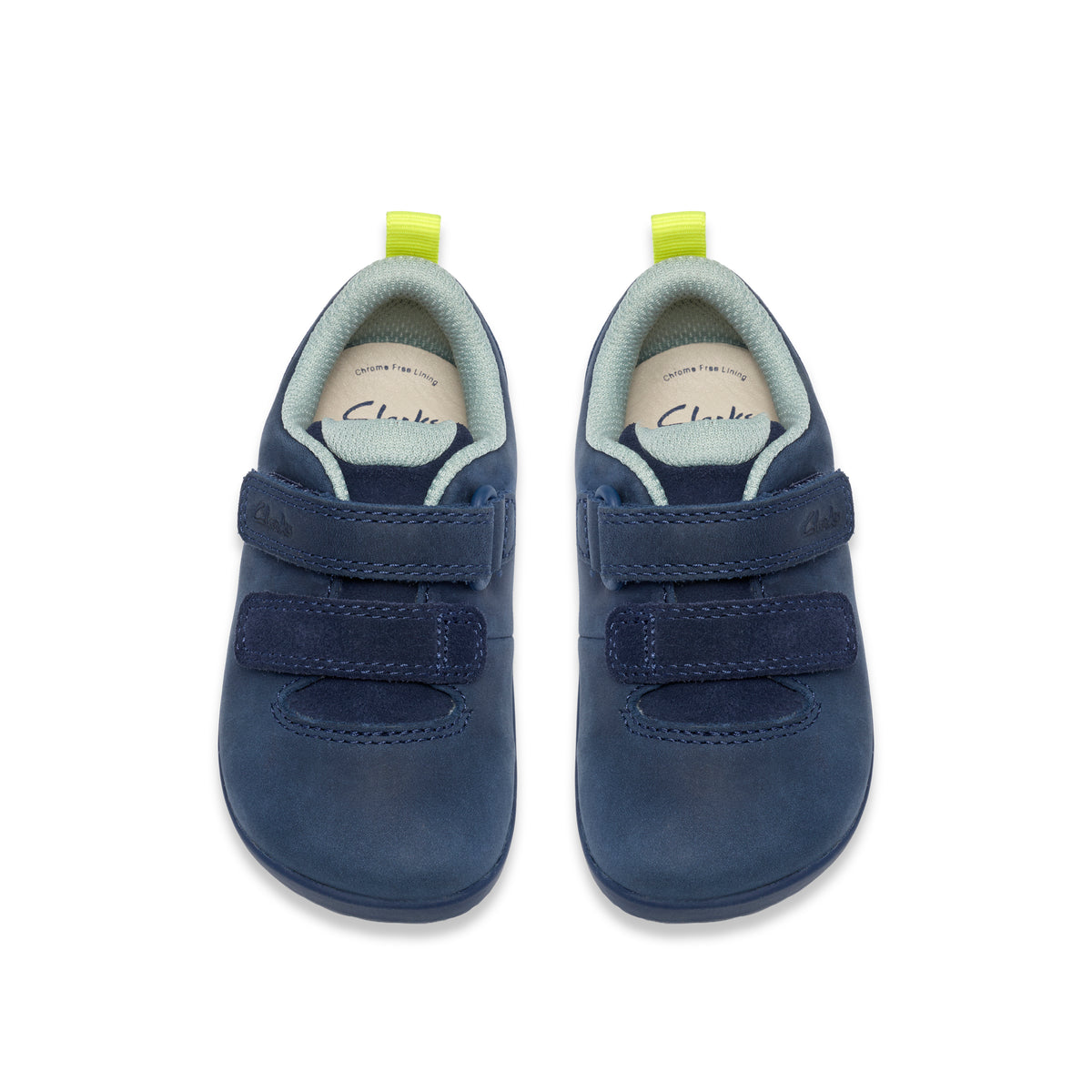 Clarks Harbour Move T Boys Blue Barefoot Shoe