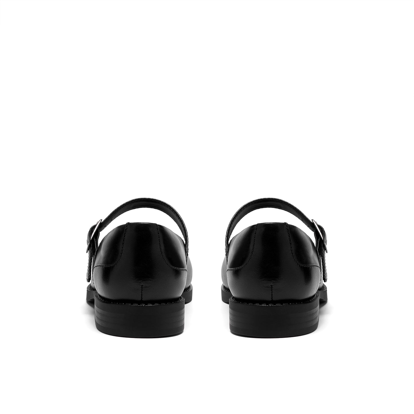 Clarks Tapa Skip Girls Black Mary Jane Buckle School Shoe