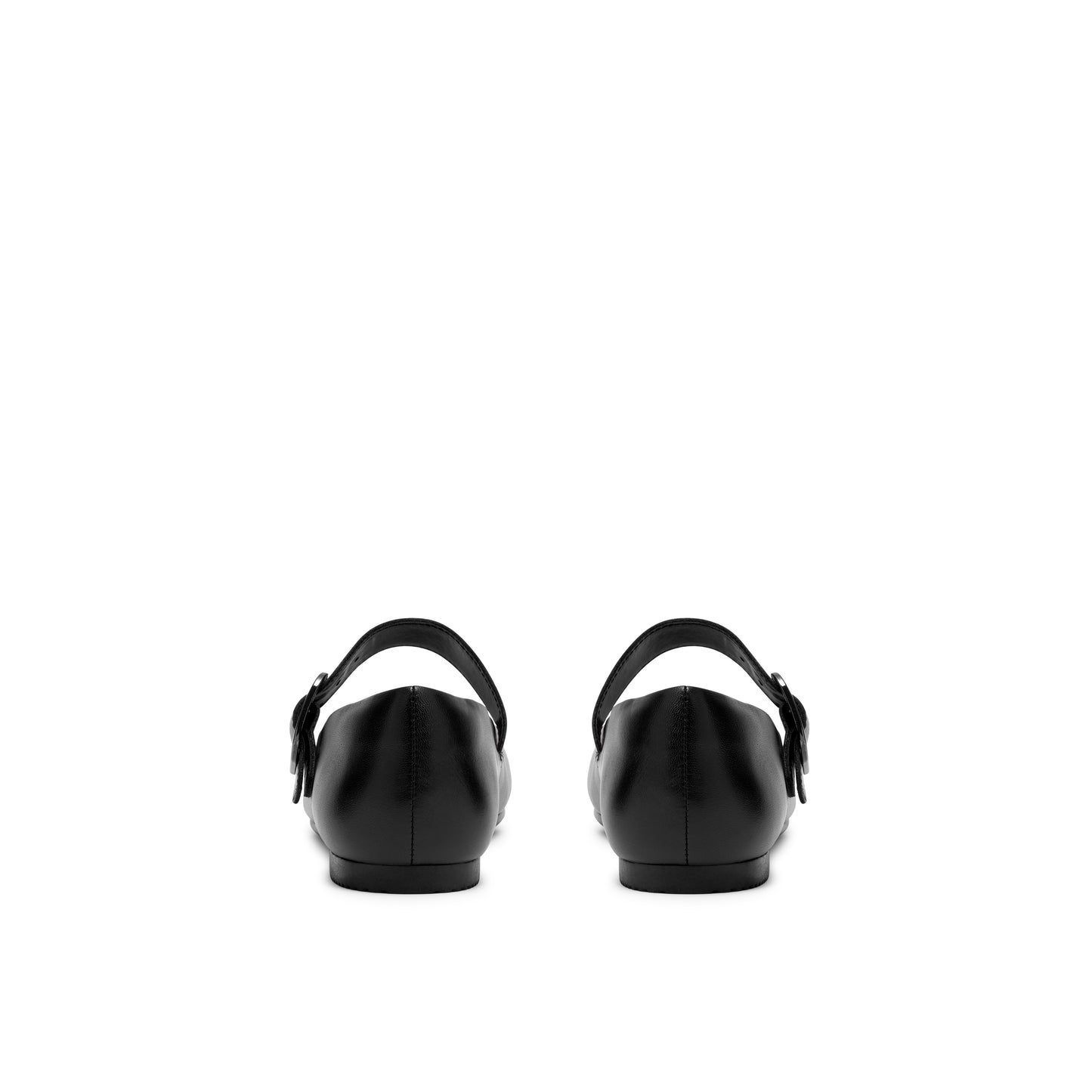 Clarks Porto Tap Girls Black Ballet Buckle School Shoe