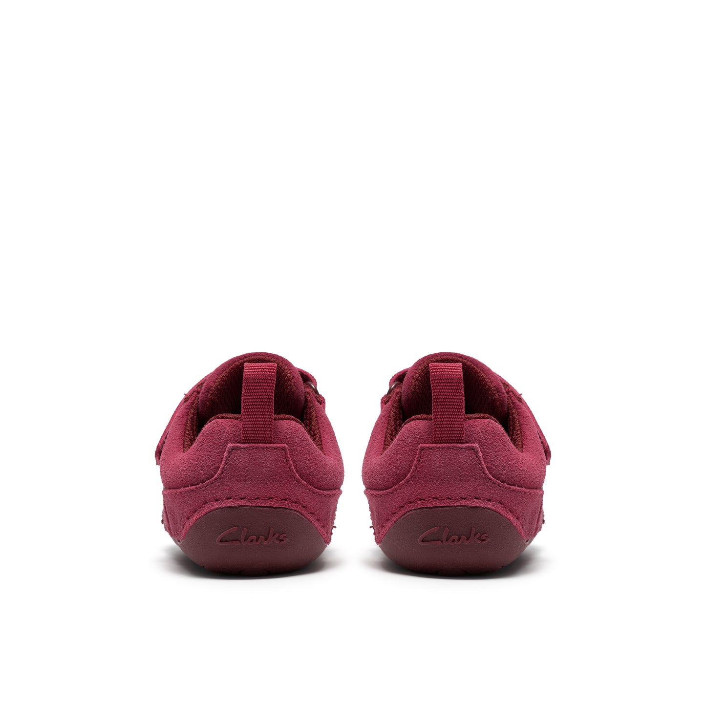 Clarks Tiny Park T Girls Burgundy Pre Walker Shoe
