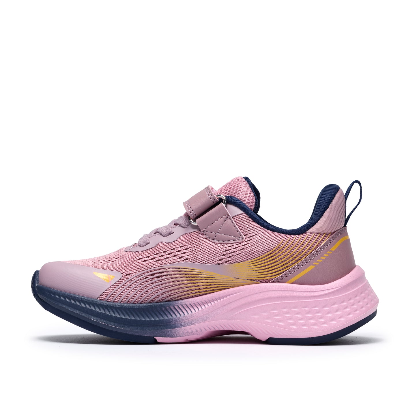 Clarks Lumen Hero K Girls Dusty Pink Sporty Trainer
