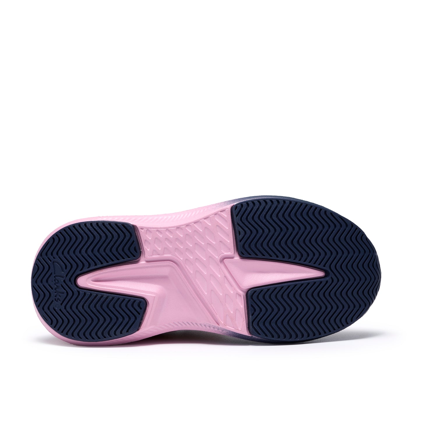 Clarks Lumen Hero K Girls Dusty Pink Sporty Trainer