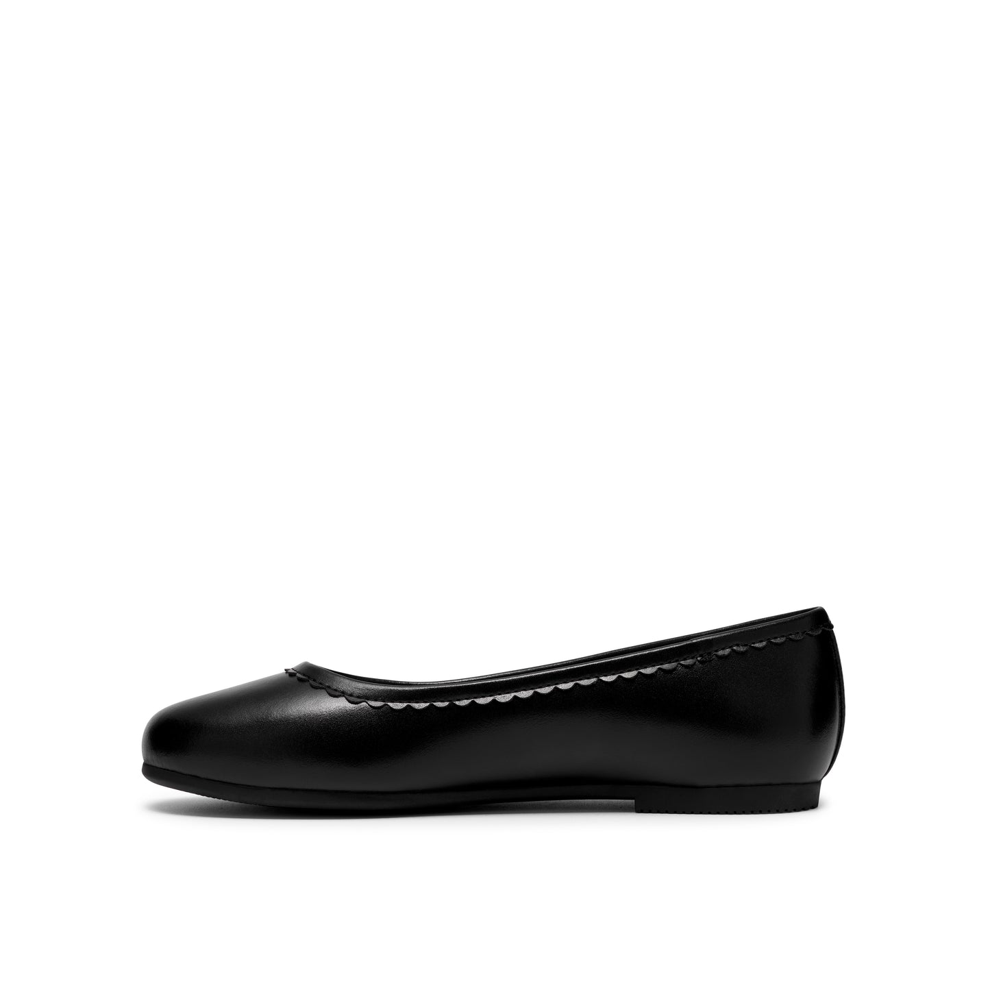 Clarks Porto Dress Girls Black Ballet Pump School Shoe