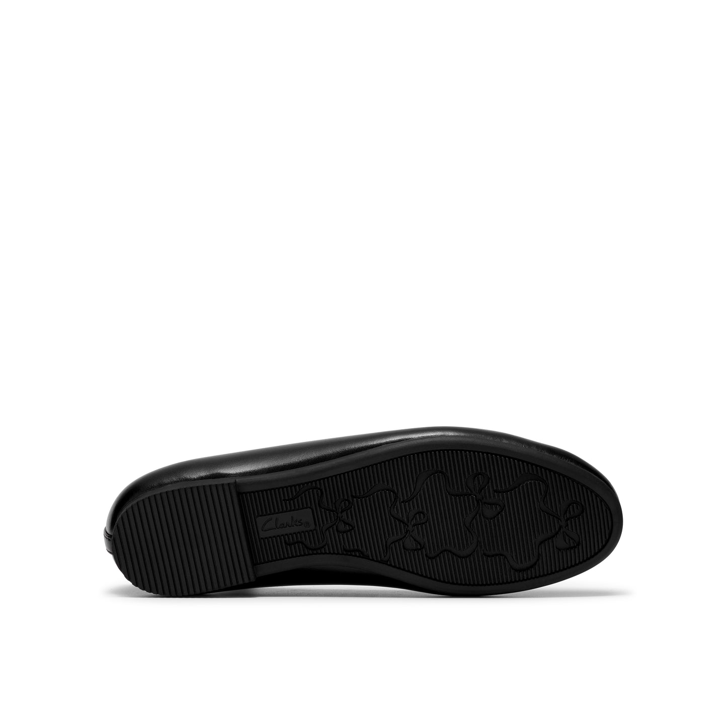 Clarks Porto Dress Girls Black Ballet Pump School Shoe