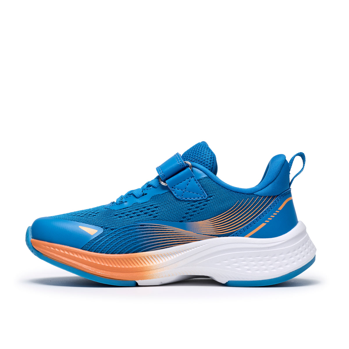 Clarks Lumen Hero K Boys Blue Sporty Trainer