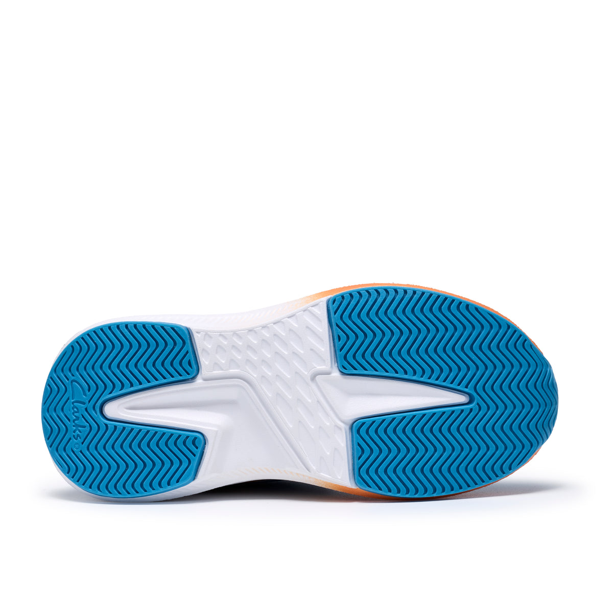 Clarks Lumen Hero K Boys Blue Sporty Trainer