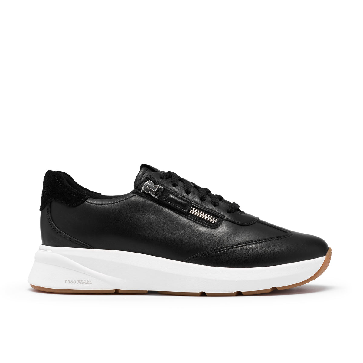 Clarks Code R Run Womens Black Trainer