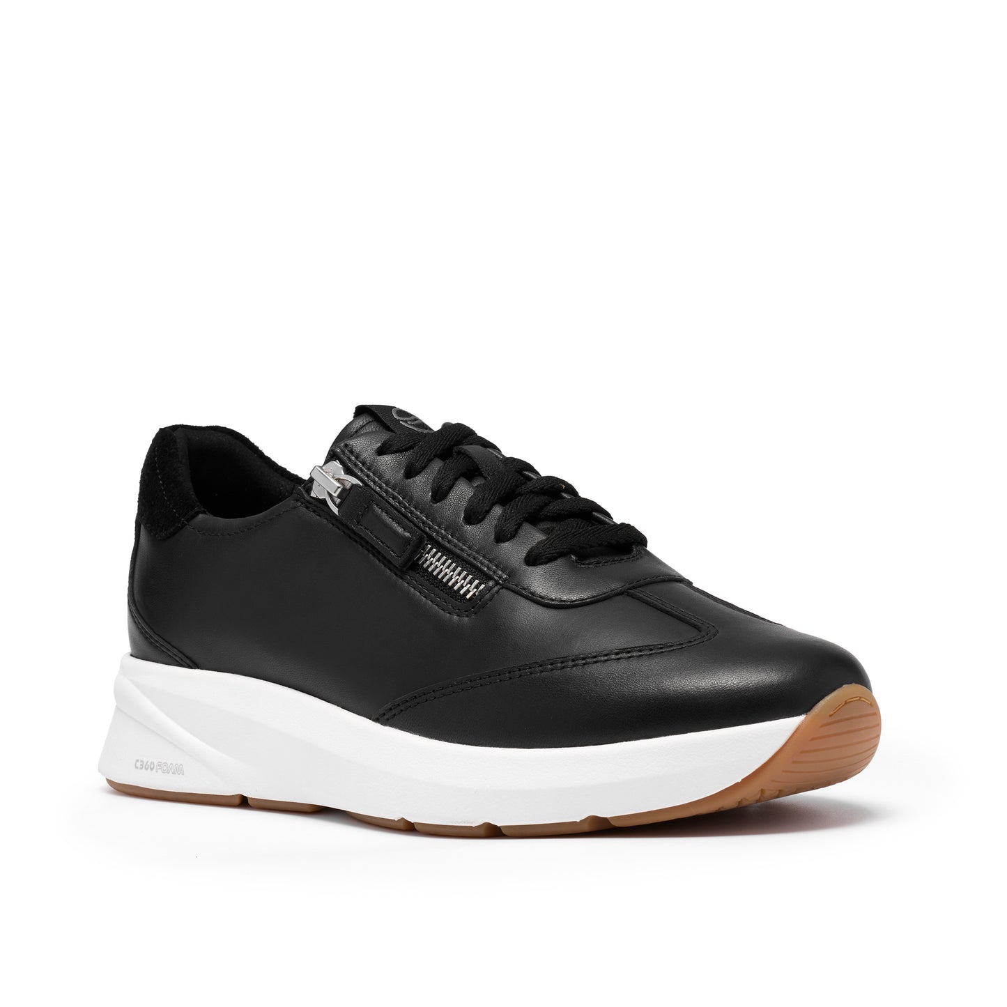 Clarks Code R Run Womens Black Trainer
