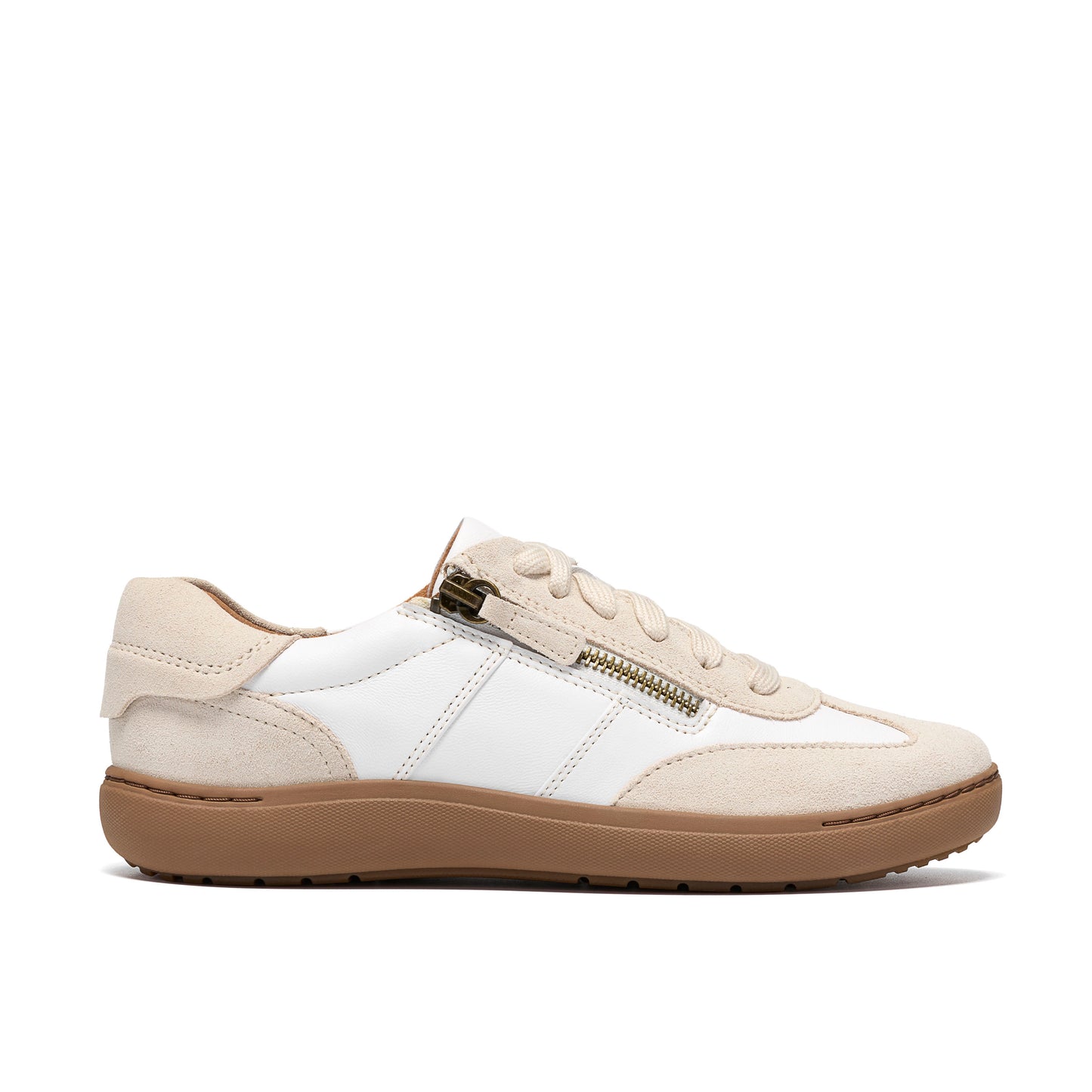 Clarks Nalle T-Toe Womens White Trainer