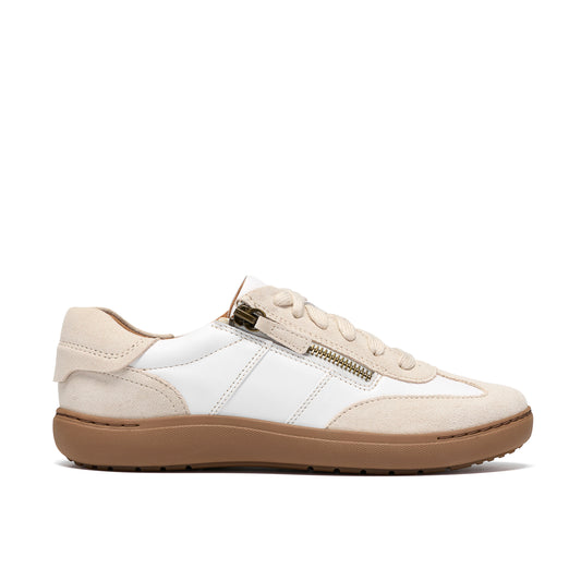 Clarks Nalle T-Toe Womens White Trainer