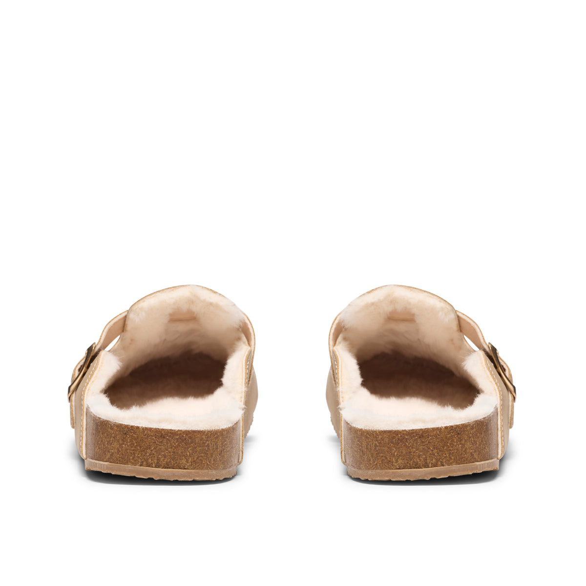 Clarks Fira Clog Womens Beige Slippers
